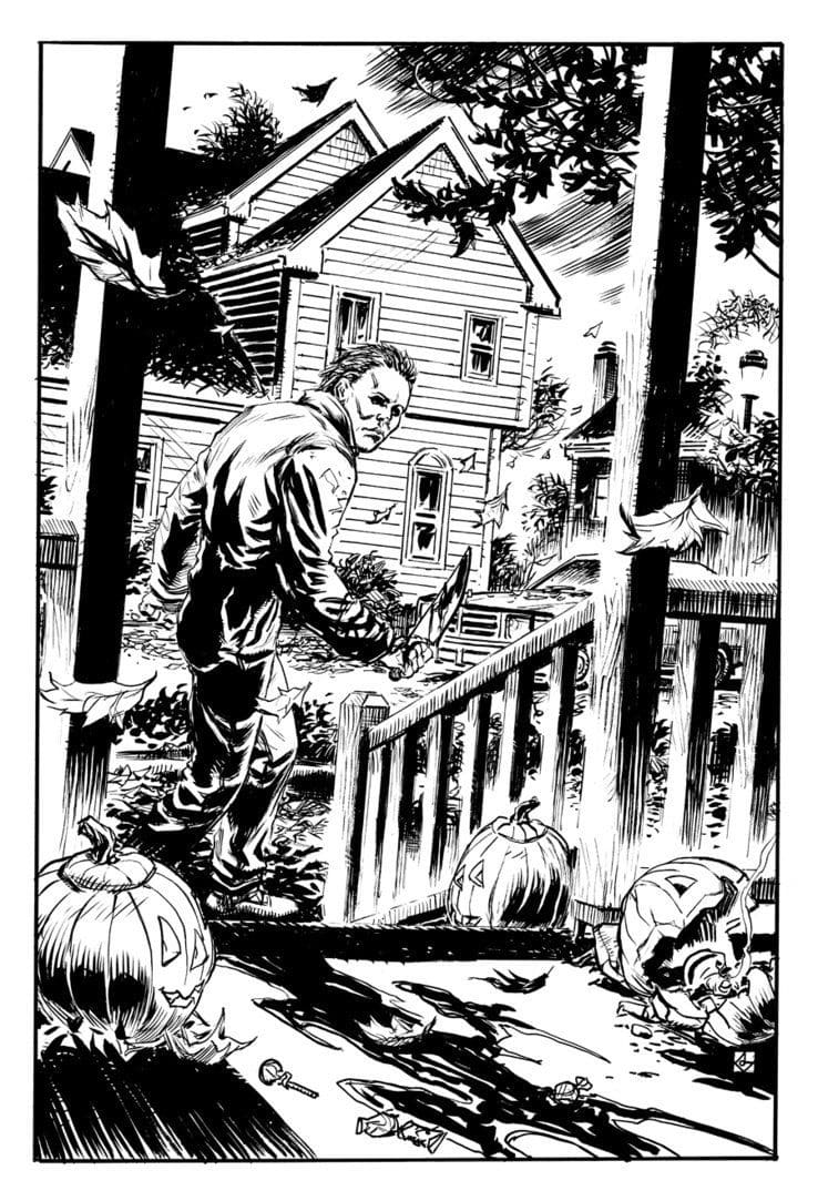 Michael myers coloring pages by coloringpageswk on