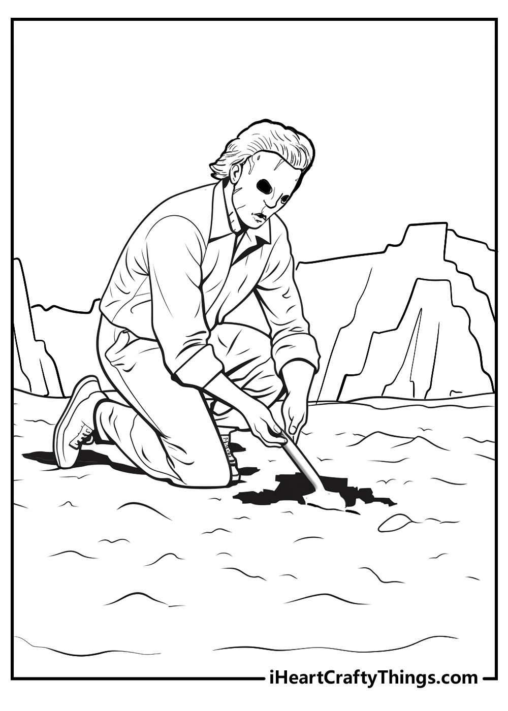 Printable michael myers coloring pages updated