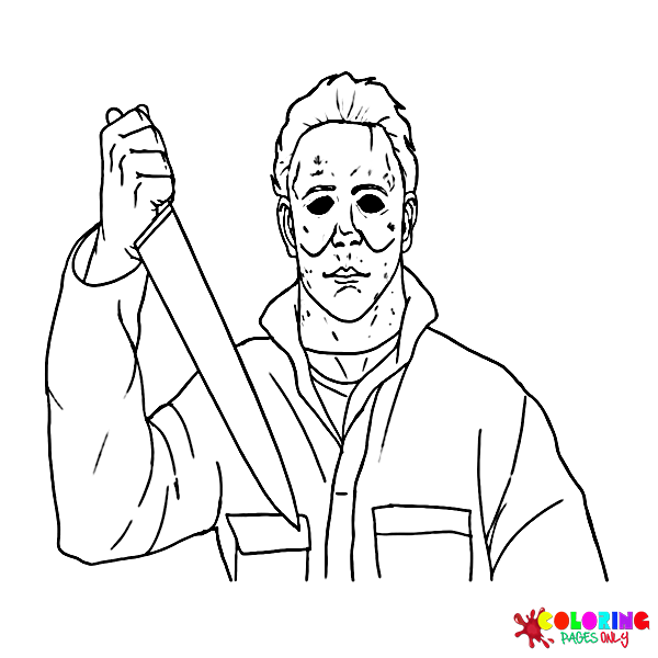 Michael myers coloring pages