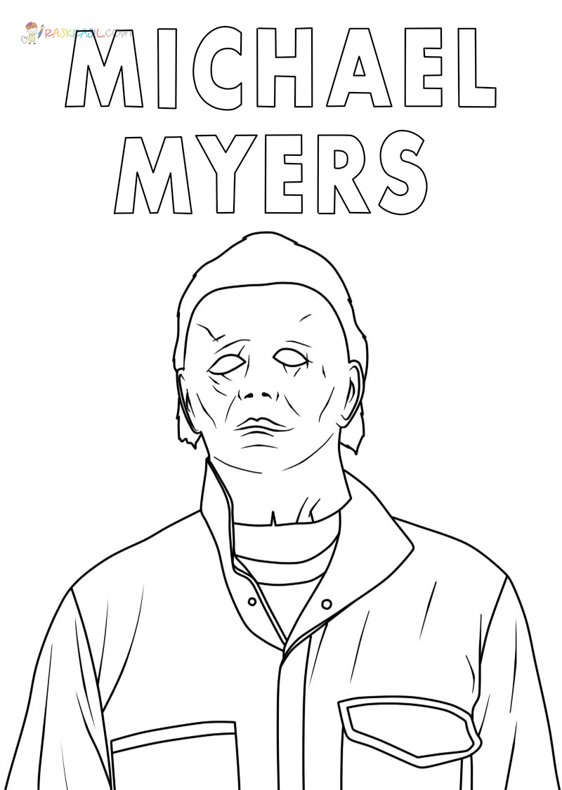 Michael myers coloring pages
