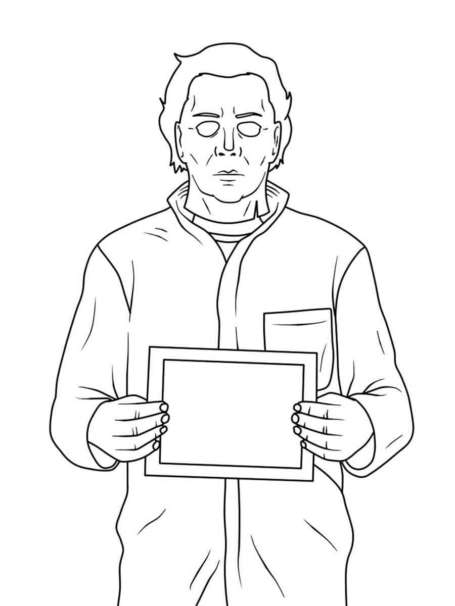 Michael myers coloring pages