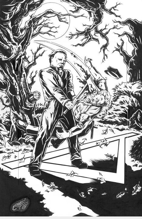 Halloween michael myers by christopher eisert michael myers halloween michael myers coloring books