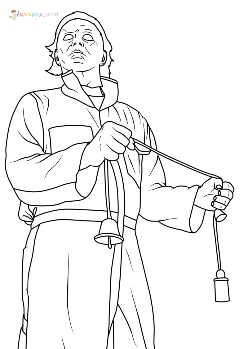 Michael myers coloring pages