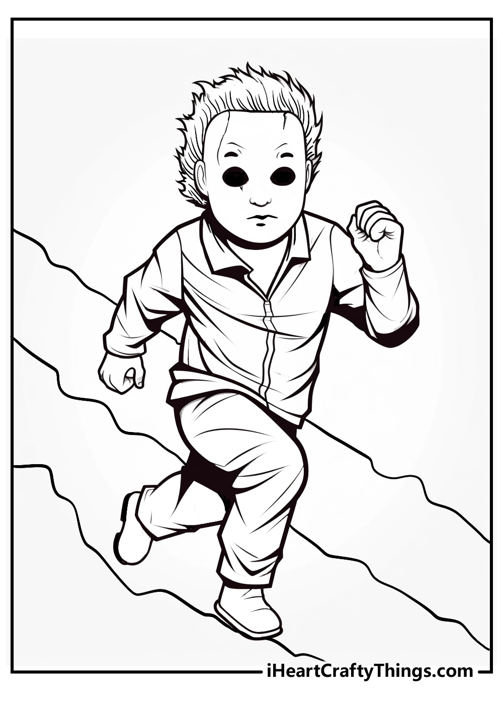 Printable michael myers coloring pages updated