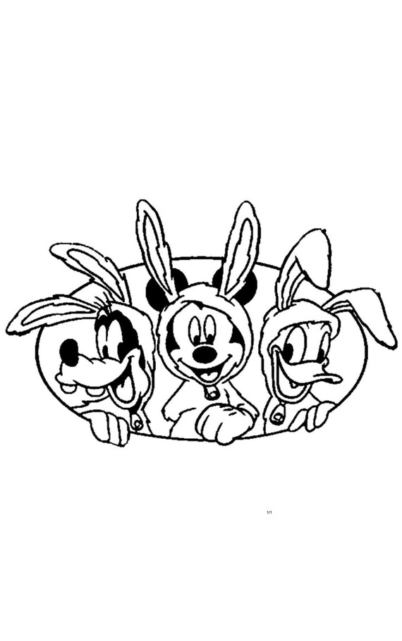 Donald duck mickey mouse and friends coloring pages printable pdf for kids