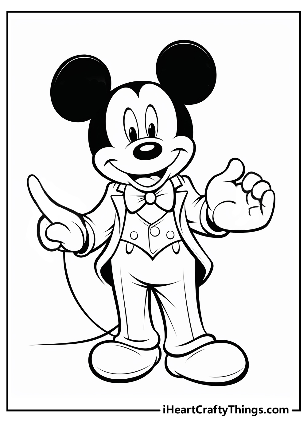 Mickey mouse coloring pages free printables