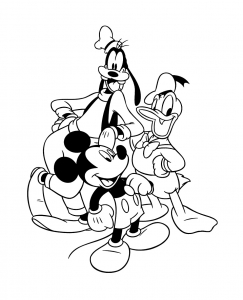 Mickey and his friends