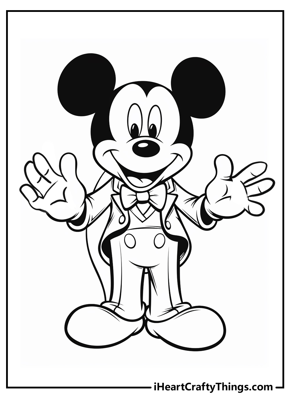 Mickey mouse coloring pages free printables