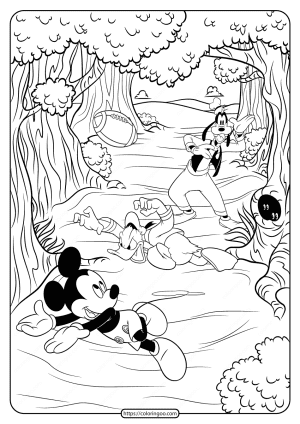 Printable mickey mouse coloring pages updated