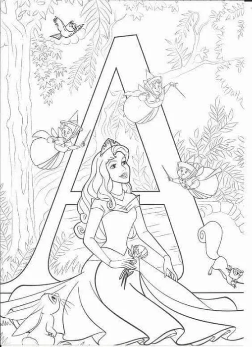 You can get free printable disney alphabet letters for your kids to color