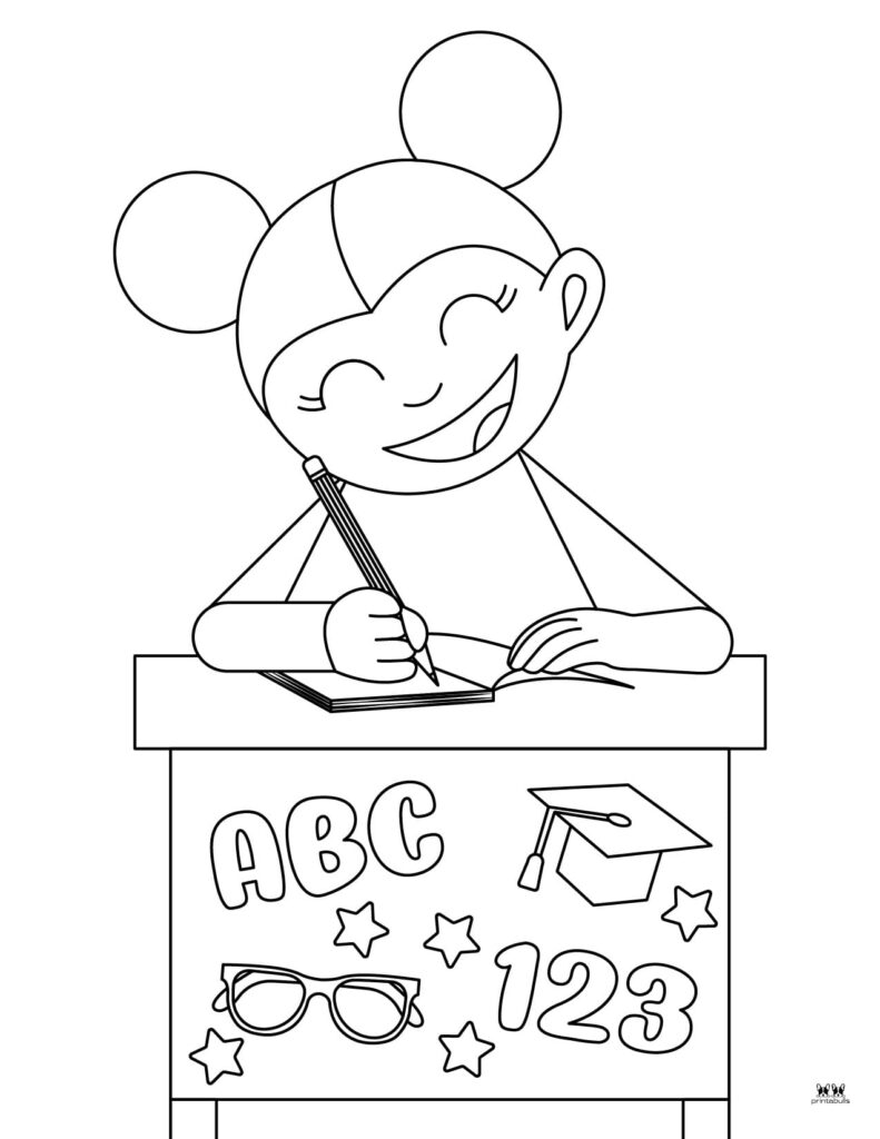 Back to school coloring pages