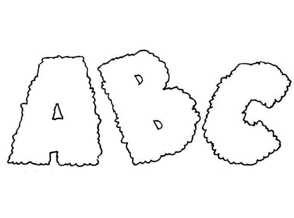 Coloring pages adorable abc coloring page