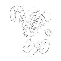 Mickey mouse connect the dots printable worksheets