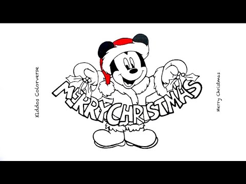 Mickey mouse wishes merry christmas to all ð