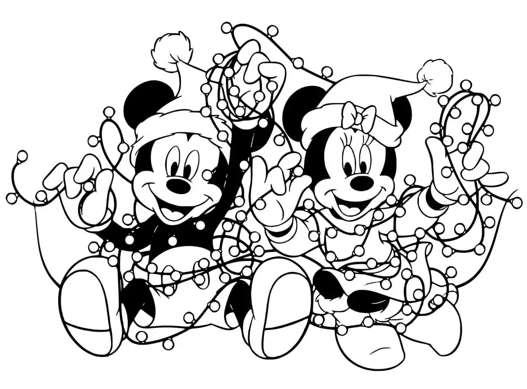 Disney christmas malvorlagen