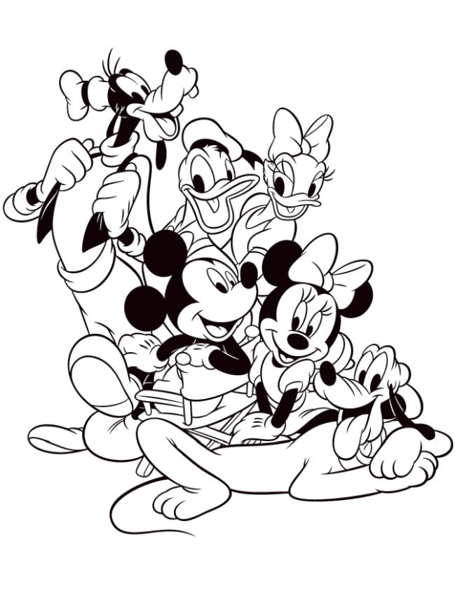 Free printable mickey mouse clubhouse coloring pages