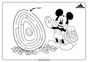 Printable mickey mouse coloring pages updated