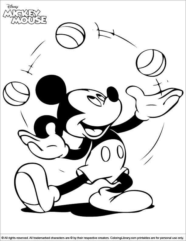 Printable coloring page for kids