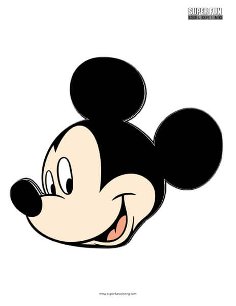 Mickey mouse disney coloring page