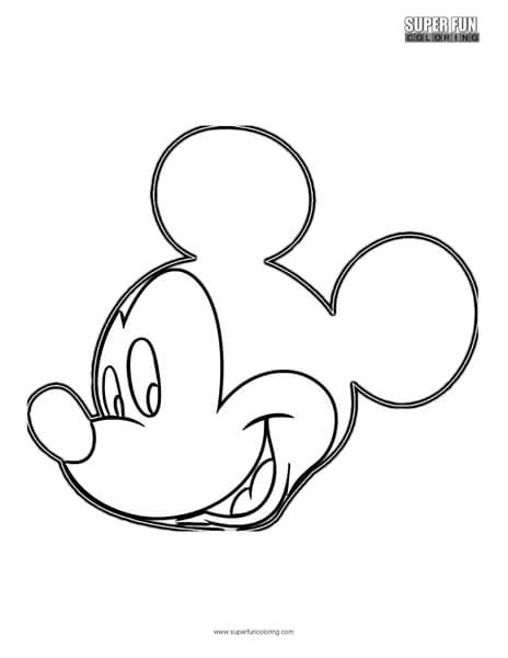 Mickey mouse disney coloring page