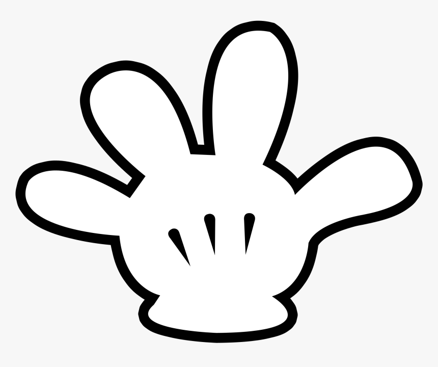 Free printable mickey mouse hand template