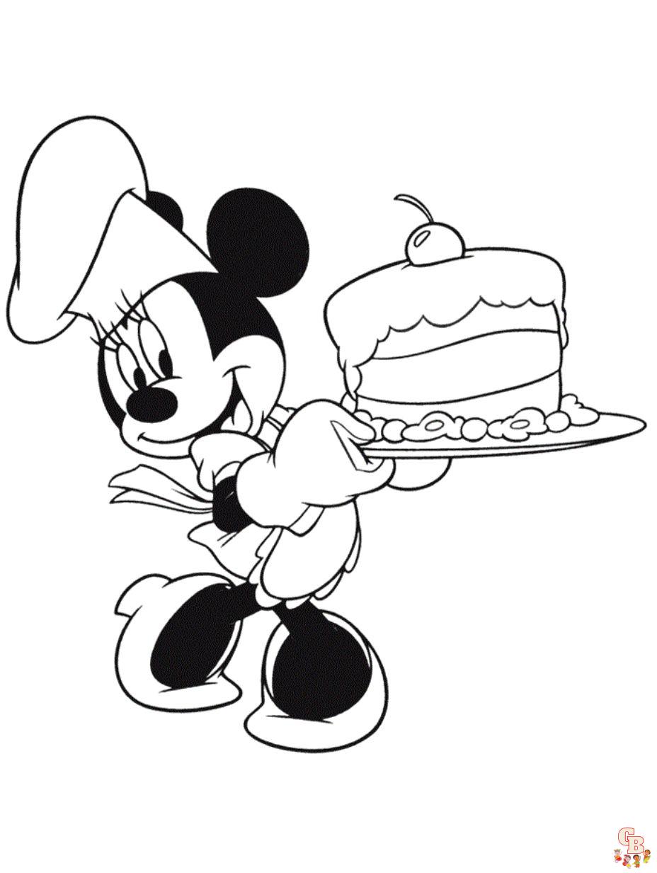 Free mickey mouse coloring pages for kids