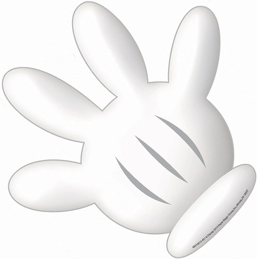 Eureka mickey mouse clubhouse hand paper cut outs pack of toys games