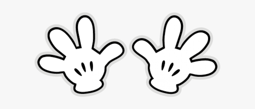 Free printable mickey mouse gloves number