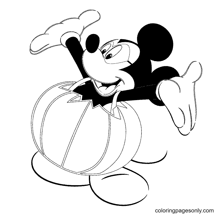 Mickey mouse coloring pages printable for free download