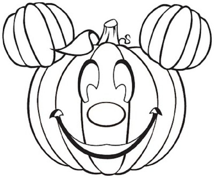 Free printable pumpkin coloring pages for kids mickey mouse halloween halloween tekeningen kleurboek
