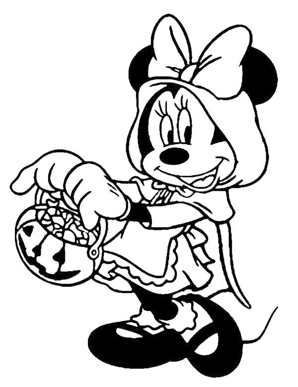 Disney halloween coloring pages
