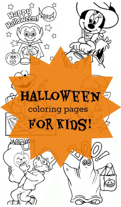 Free printable halloween loring pages for kids