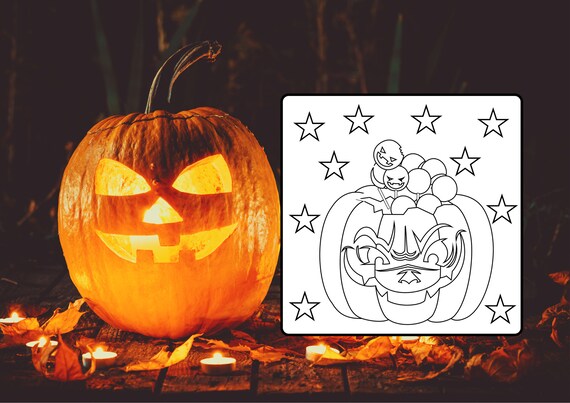 Halloween pumpkin coloring pages the big pumpkin halloween coloring book printable pages pdf digital download