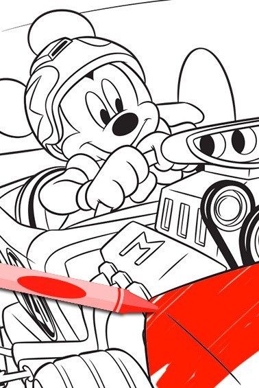New mickey and the roadster racers ing to dvd skgaleana mickey coloring pages mickey coloring pages