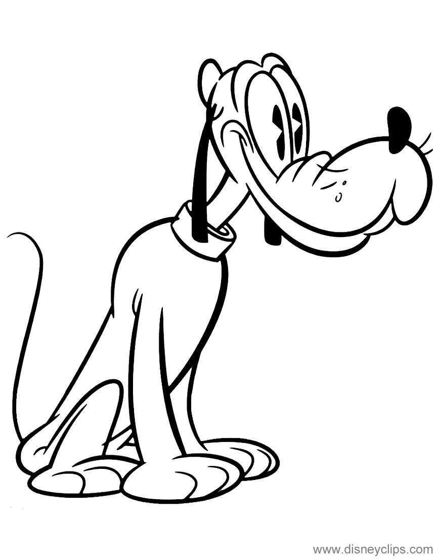 Mickey mouse tv series coloring pages