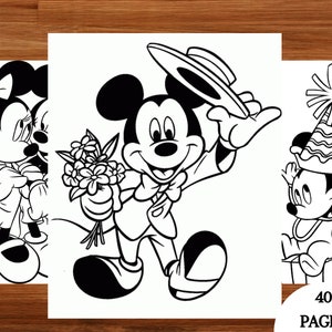 Mouse coloring page