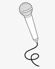 Microphone clipart coloring page