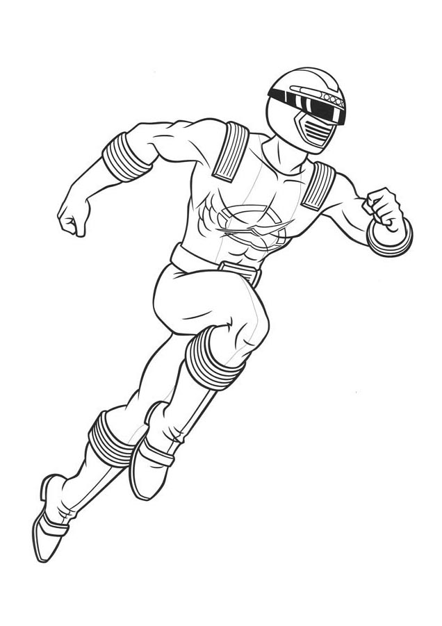 Printable power rangers coloring pages for kids