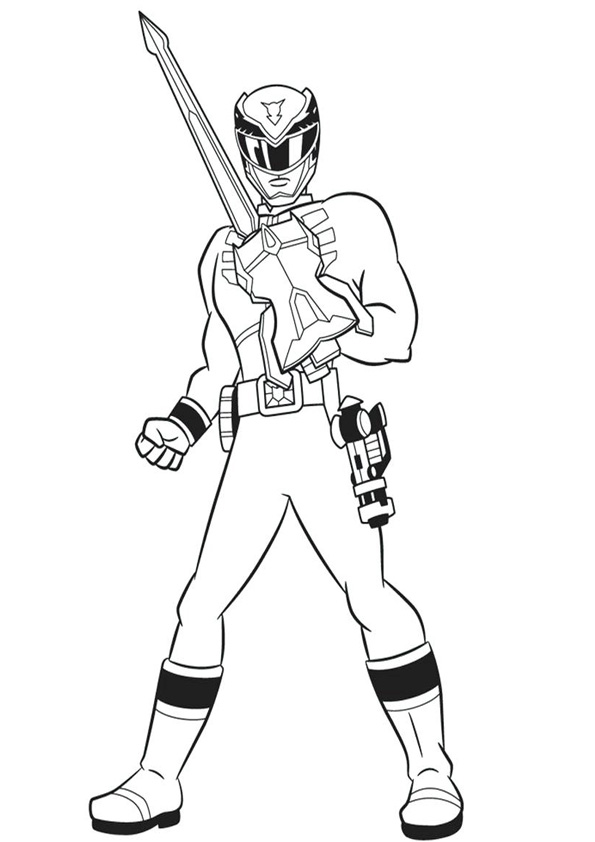 Coloring pages mighty morphin powerrangers coloring pages