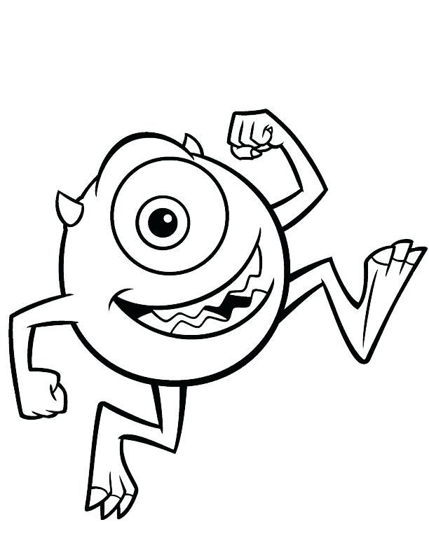 Monsters university coloring pages