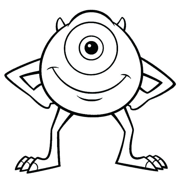 Monsters inc coloring pages printable for free download