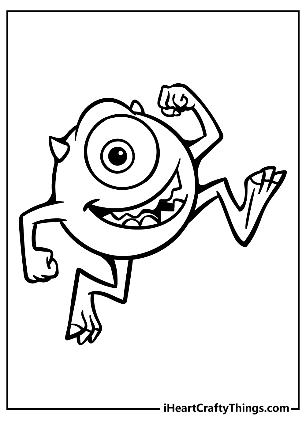 Monsters inc coloring pages free printables