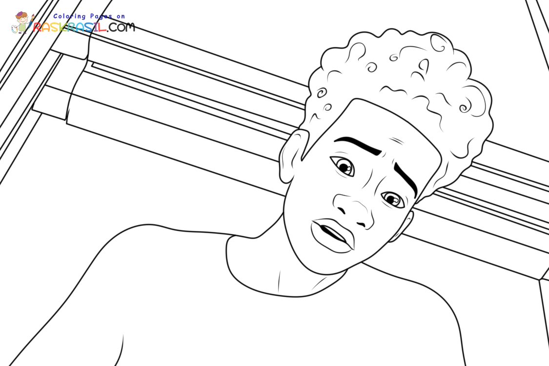Miles morales coloring pages