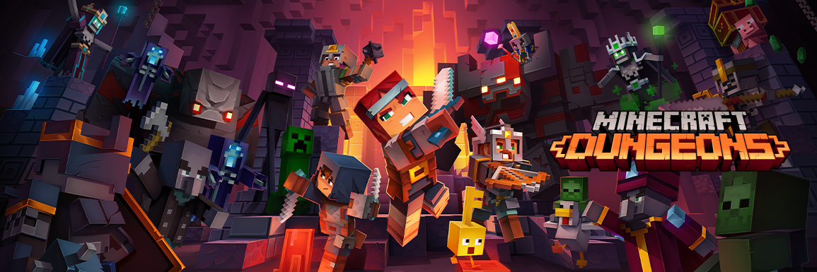 Minecraft dungeons now available on switch