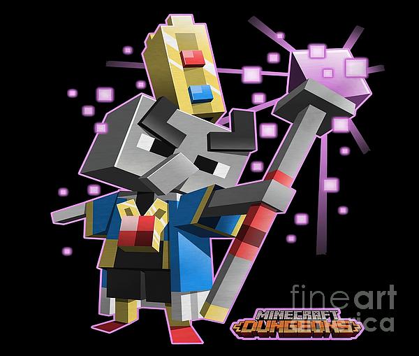 Minecraft dungeons greeting card by shaw heather
