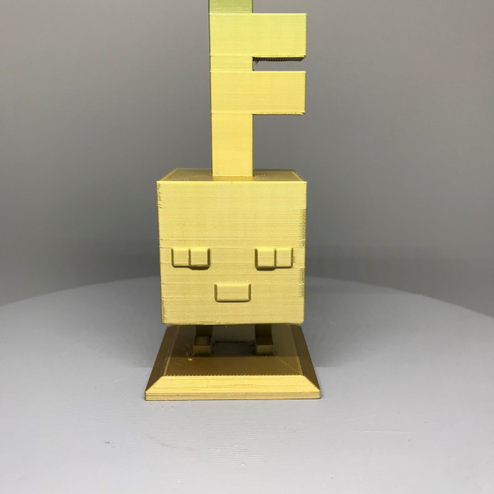 D printable key golem from minecraft dungeons by troy slatton