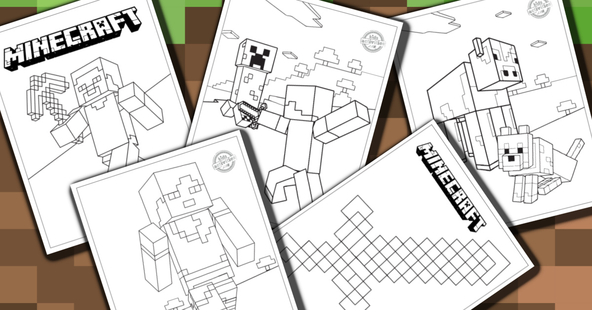 Free printable minecraft coloring pages for kids kids activities blog