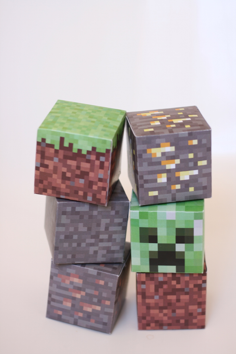 Printable minecraft blocks free download