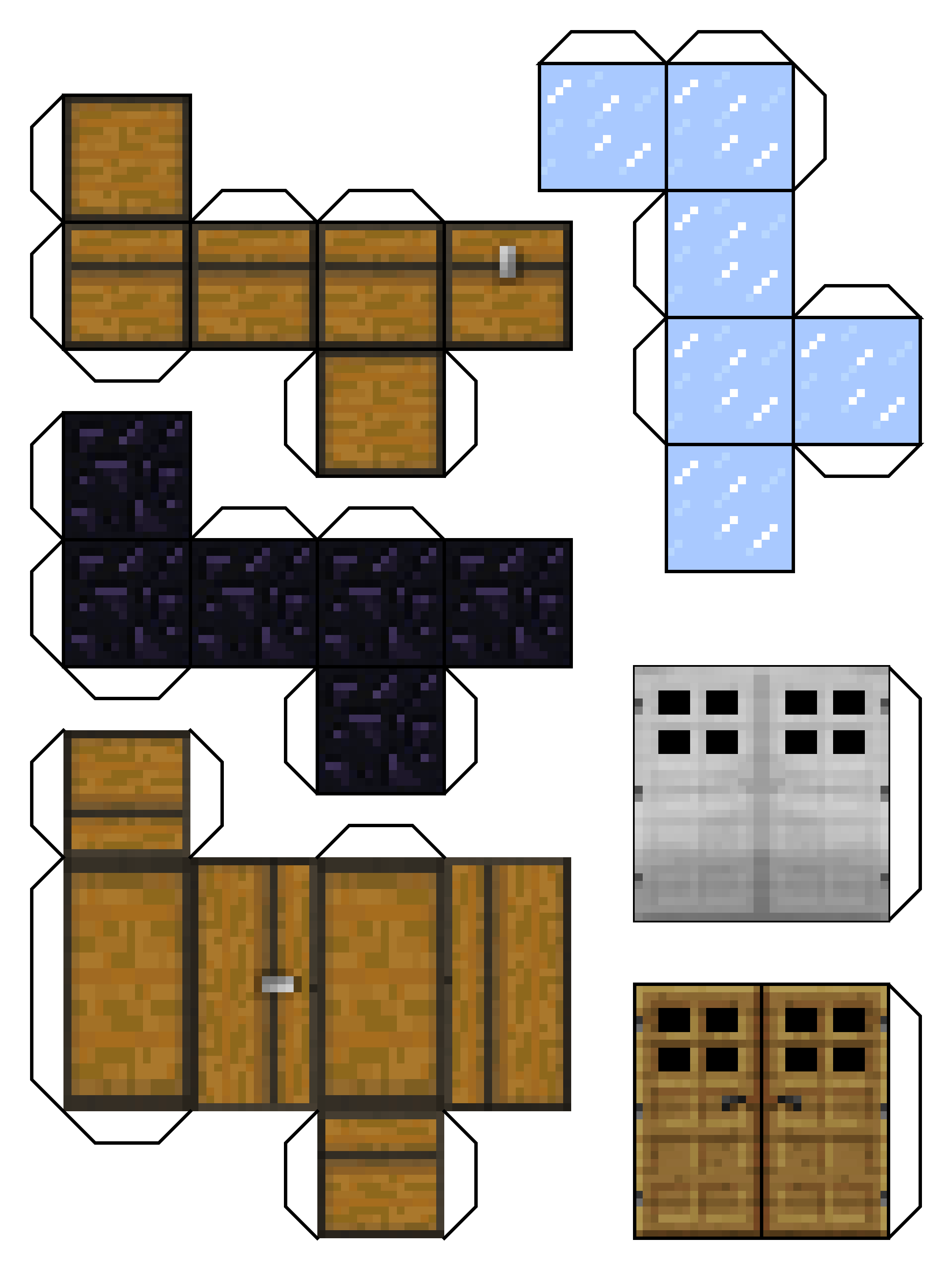 Barking dog interactive minecraft papercraft