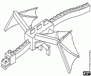 Ender dragon the dragon from minecraft coloring page printable game minecraft ender dragon minecraft coloring pages minecraft printables